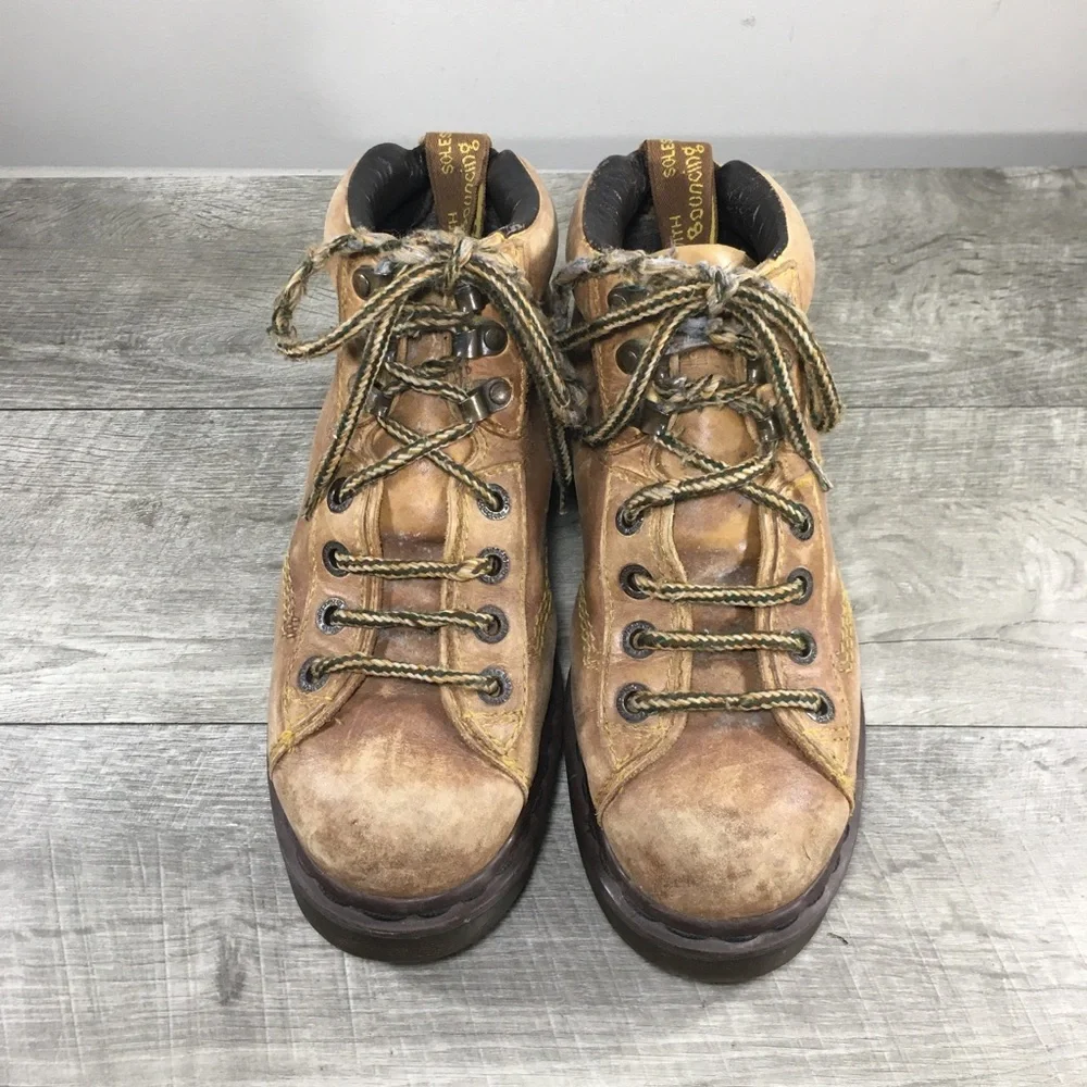 Dr. Martens Air Wair Mens 8287 Doc Vintage Chunky Grizzly Leather Combat Boots 7